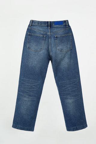  Quần Dài Nữ TheBlueTshirt The Original Dad Jeans - Dark Blue Wash 