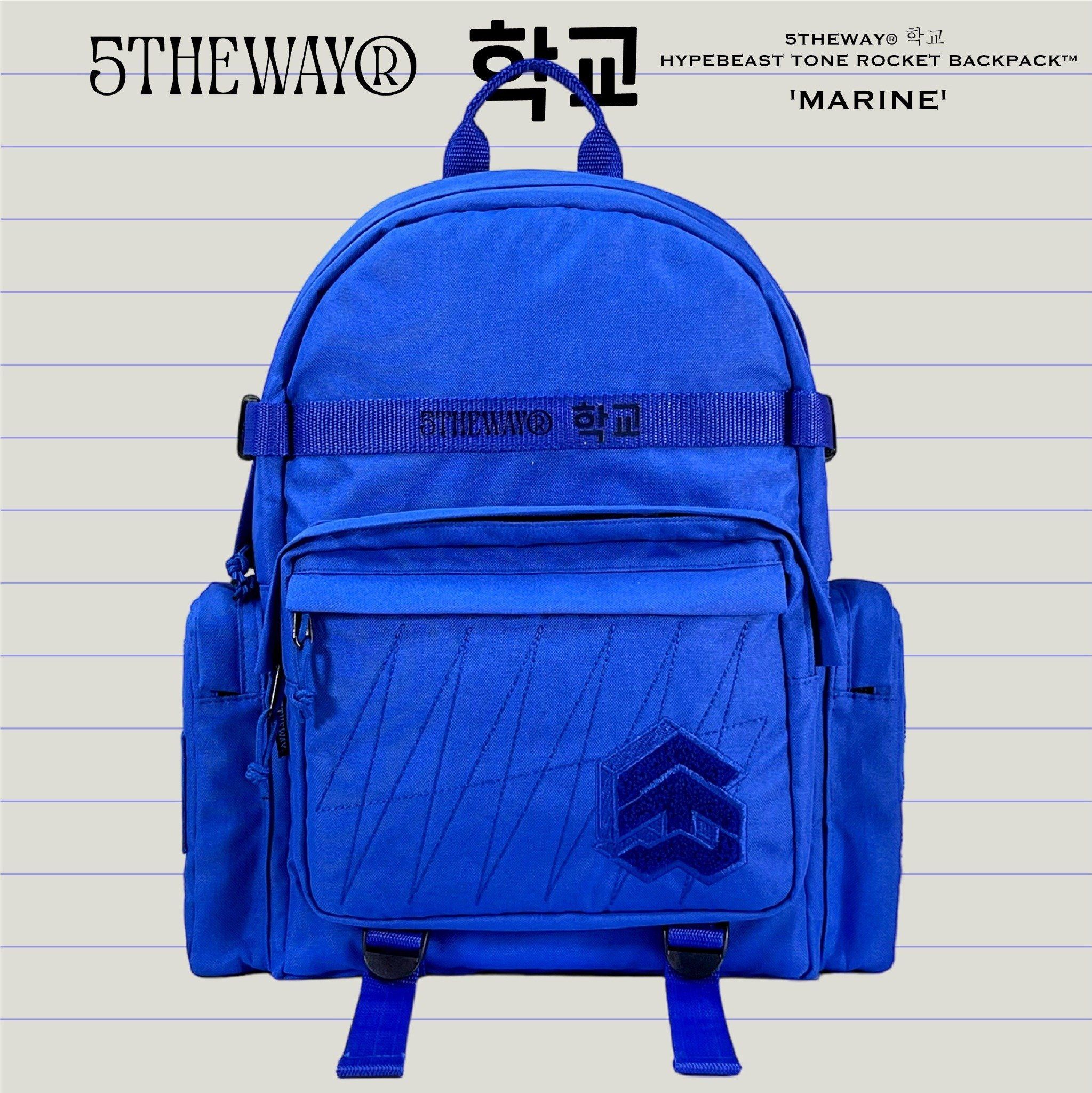  Balo Unisex 5THEWAY® 학교 HYPEBEAST TONE ROCKET BACKPACK™ 