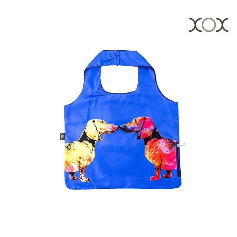  Túi XOX Small Dachshund Couple Blue 