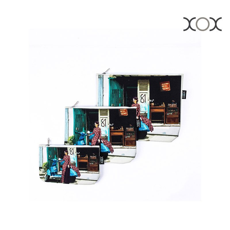  Túi XOX Zip Pockets Áo Dài Gốc Café Xưa 