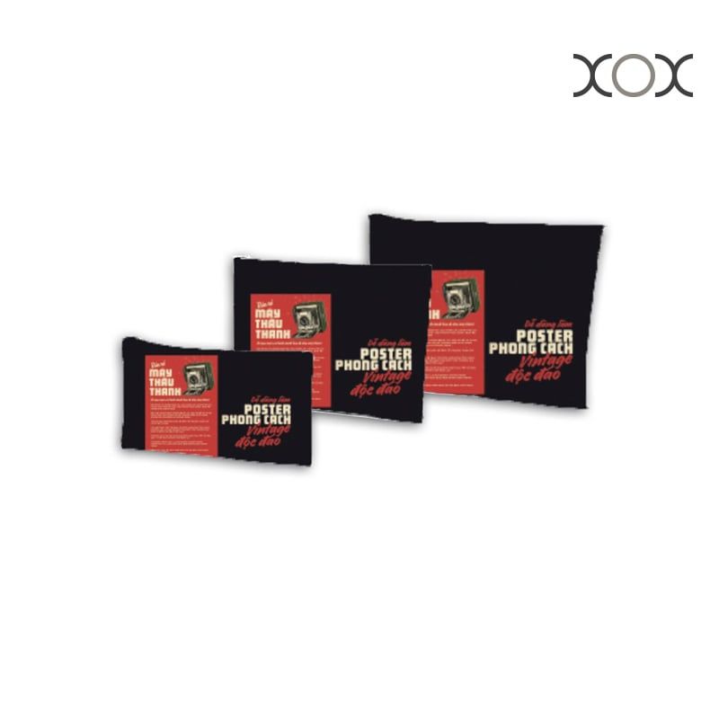  Túi XOX Zip Pockets Quảng Cáo Máy Thâu Thanh 