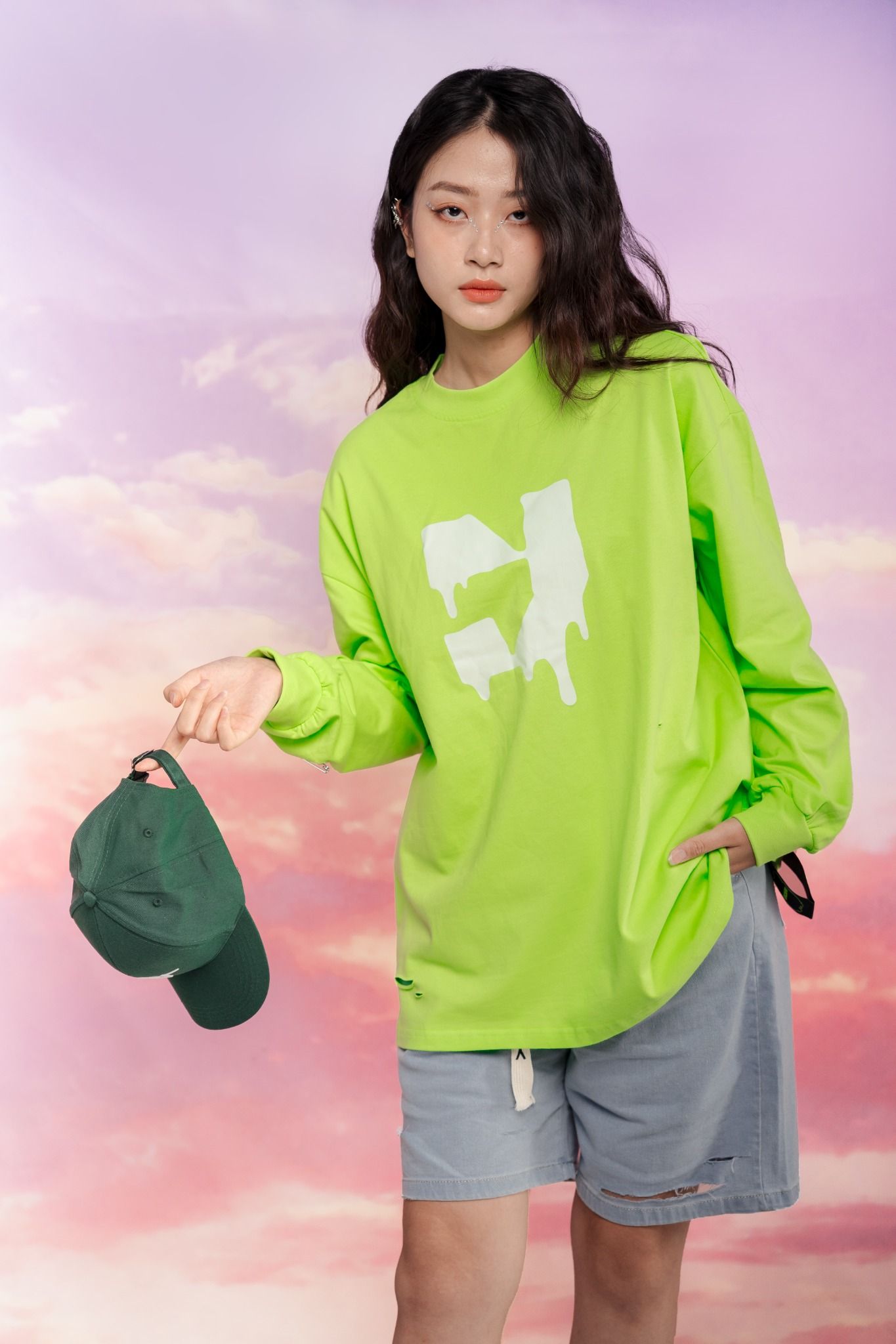  Áo Long Tee Unisex ONYOU Glowing Liquid LT005 