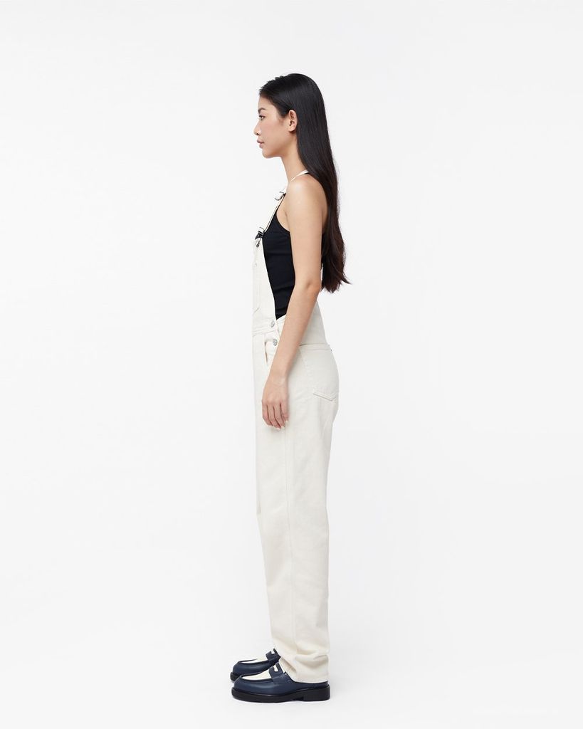  Quần Yếm Nữ TheBlueTshirt The Original Denim Overalls - Off White Vintage 