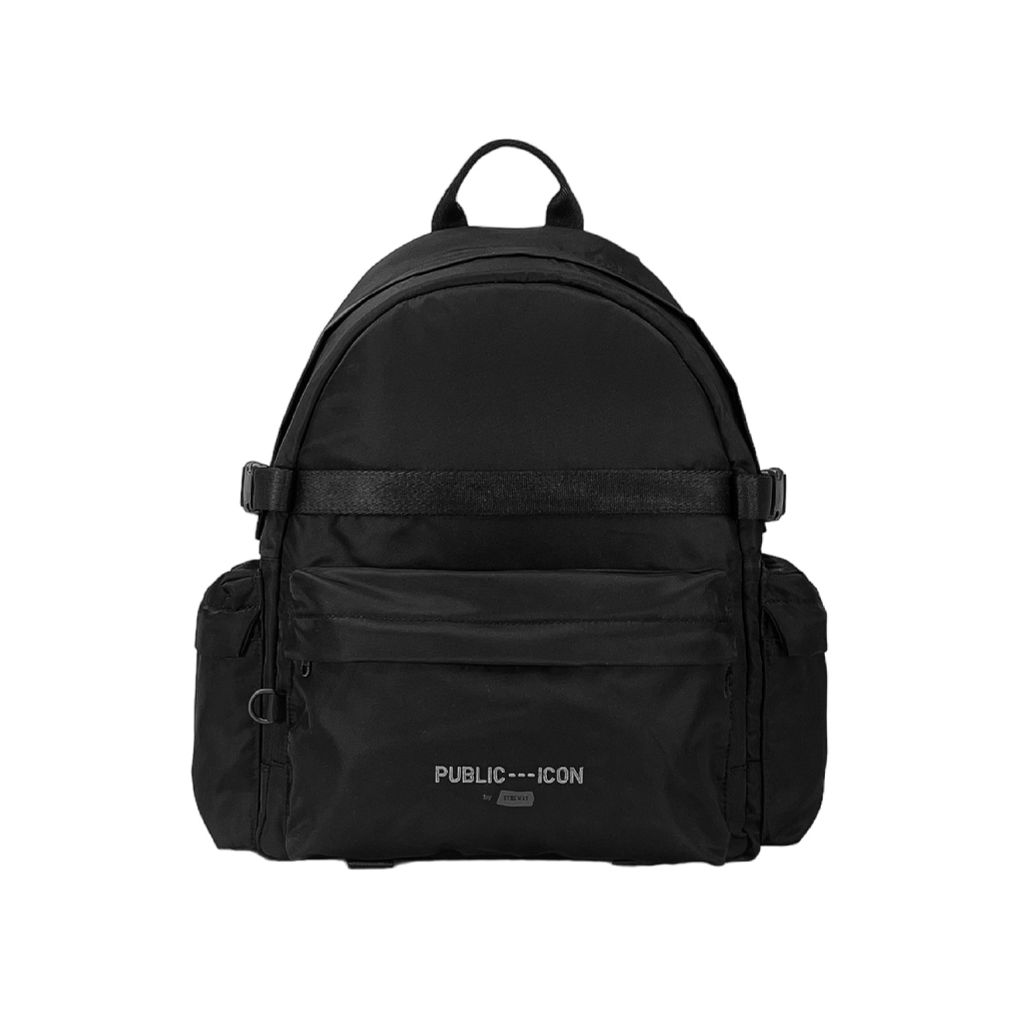  Balo Unisex 5THEWAY® /mono colo/ BOXY ROCKET BACKPACK™ - ONYX 