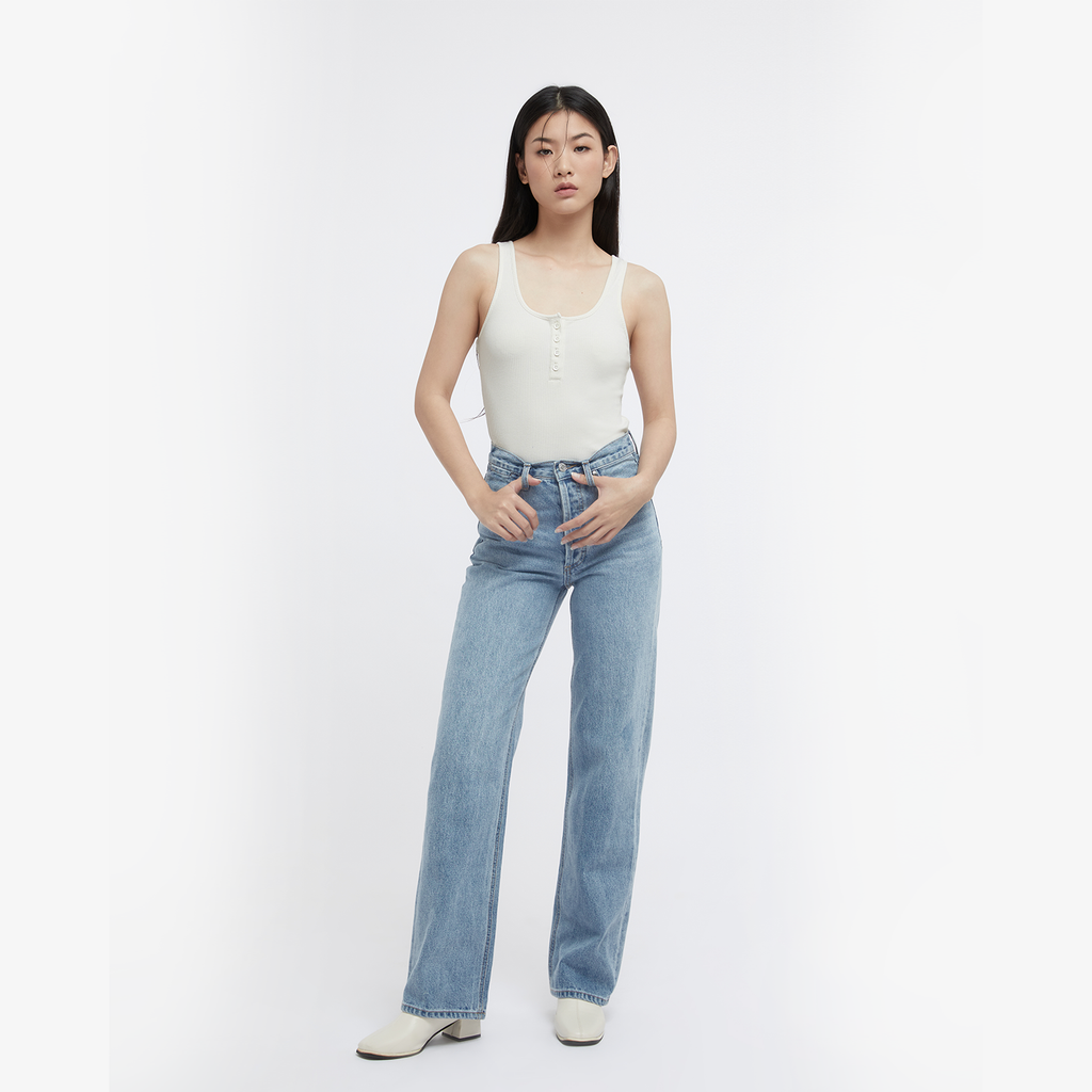  Quần Dài Nữ TheBlueTshirt The Original Grandpa Jeans - Blue Role Model 