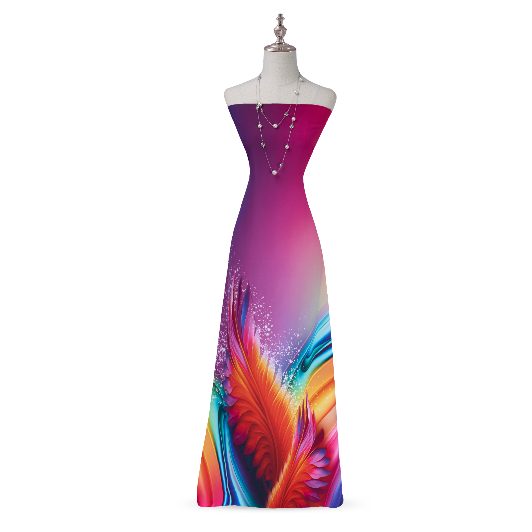 Vải Áo Dài Sắc Phương Nam Kháng Khuẩn Màu Tím 1m50 x 2m1 ASBR533062ICY