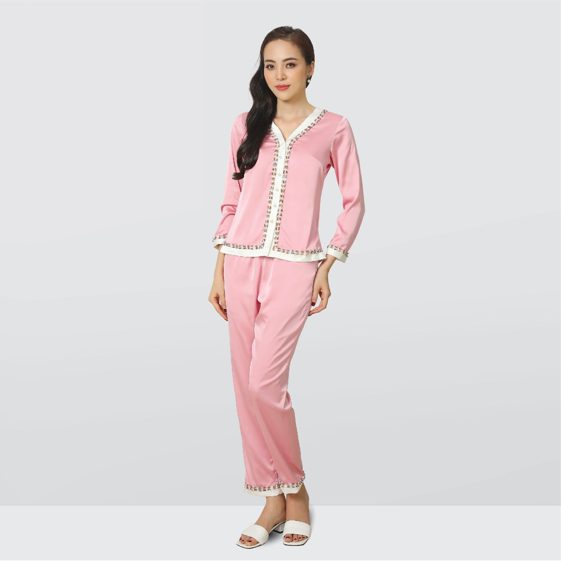 Đồ Bộ Dài Trơn 1Y99S06A