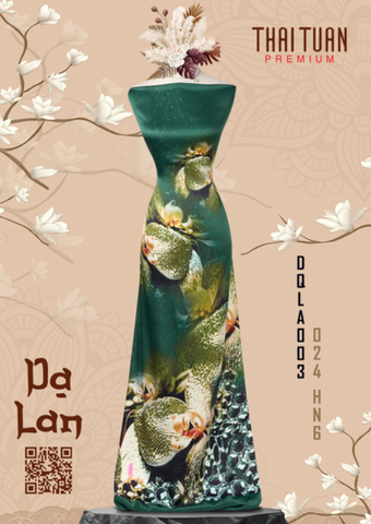DQLA003024HN6 Vải Áo Dài Kháng Khuẩn Kim Tuyến Dạ Lan Cao Cấp Khổ 1m50 x Dài 2m3