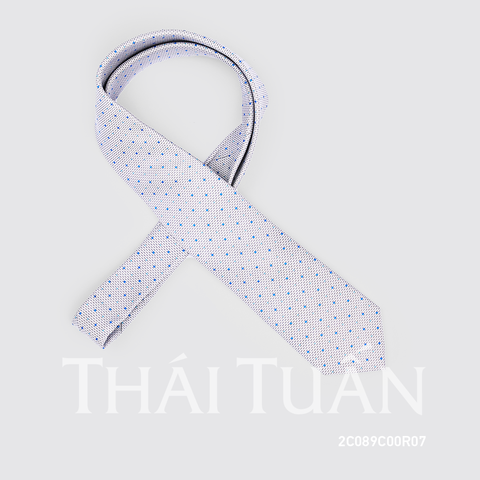 Cravat Họa Tiết Chấm Bi Màu Xám 2C089C00R07
