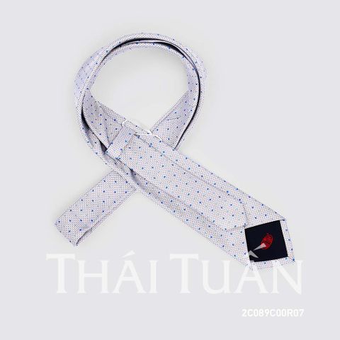 Cravat Họa Tiết Chấm Bi Màu Xám 2C089C00R07