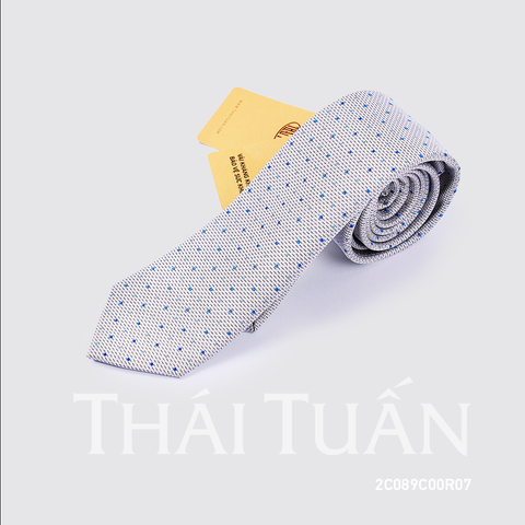 2C089C00R07 Cravat Họa Tiết Chấm Bi