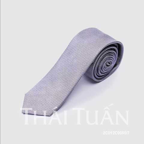 2C092C00R07 Cravat Họa Tiết Kẻ Ô Màu Xám