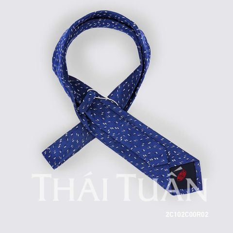 Cravat Hoa Văn Nhí Màu Xanh 2C102C00R02
