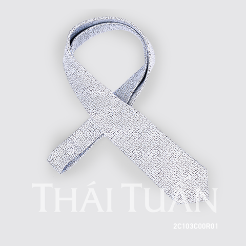 Cravat Họa Tiết Chấm Bi Màu Trắng 2C103C00R01