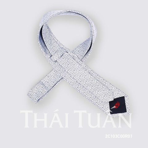 Cravat Họa Tiết Chấm Bi Màu Trắng 2C103C00R01