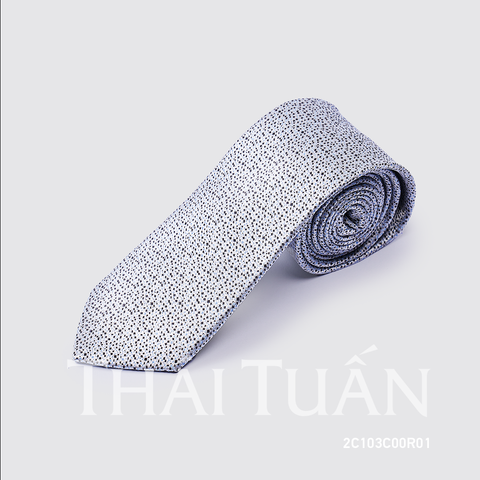 Cravat Họa Tiết Chấm Bi Màu Trắng 2C103C00R01