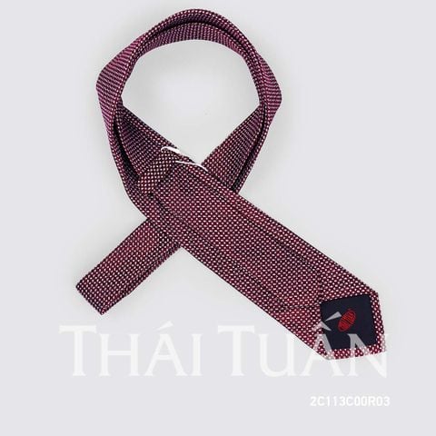 Cravat Hoa Văn Nhỏ Màu Đỏ 2C113C00R03