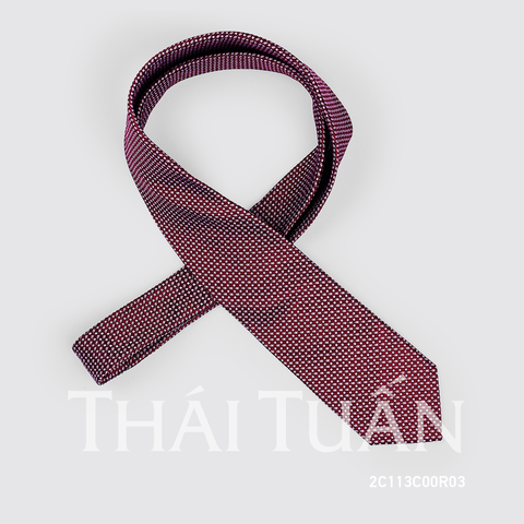 Cravat Hoa Văn Nhỏ Màu Đỏ 2C113C00R03