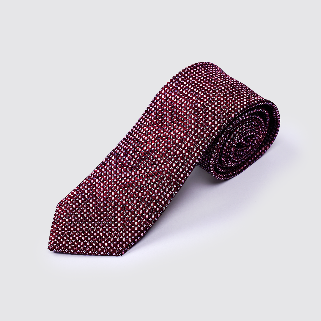 Cravat Hoa Văn Nhỏ Màu Đỏ 2C113C00R03