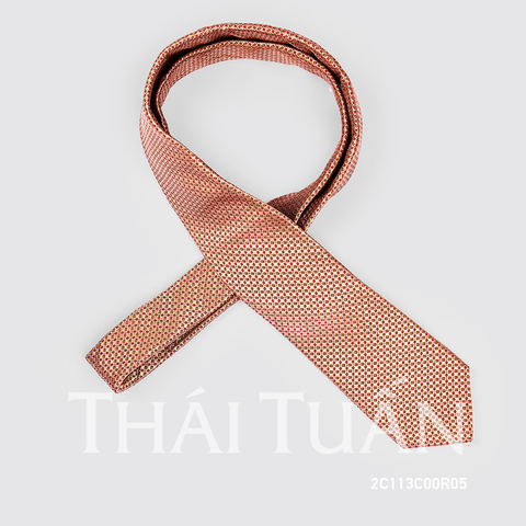 Cravat Hoa Văn Nhỏ Màu Cam 2C113C00R05