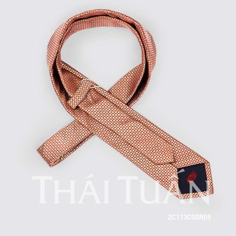 Cravat Hoa Văn Nhỏ Màu Cam 2C113C00R05