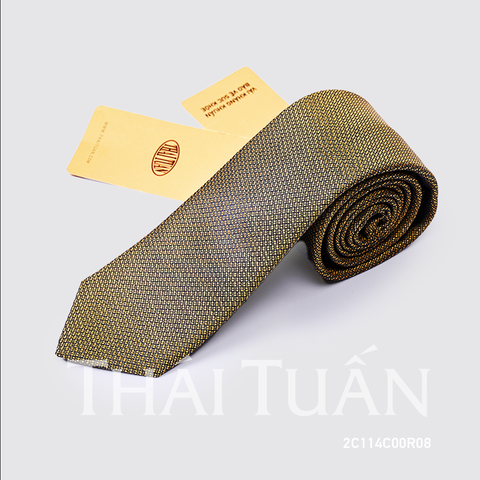 Cravat Hoa Văn Nhỏ Màu Vàng 2C114C00R08