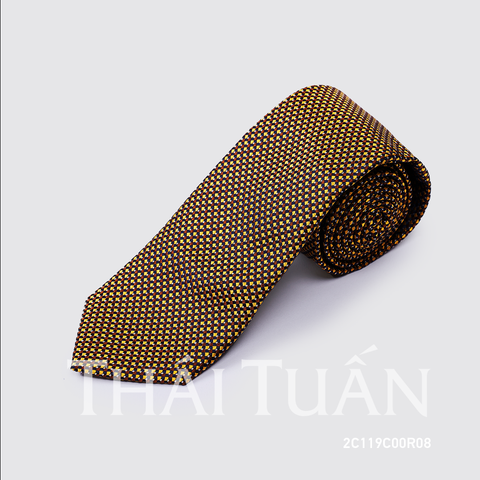 Cravat Hoa Văn Nhỏ Màu Vàng 2C119C00R08