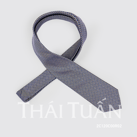 Cravat Hoa Văn Nhí Màu Xanh 2C120C00R02