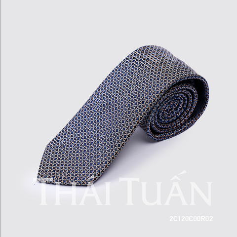 Cravat Hoa Văn Nhí Màu Xanh 2C120C00R02