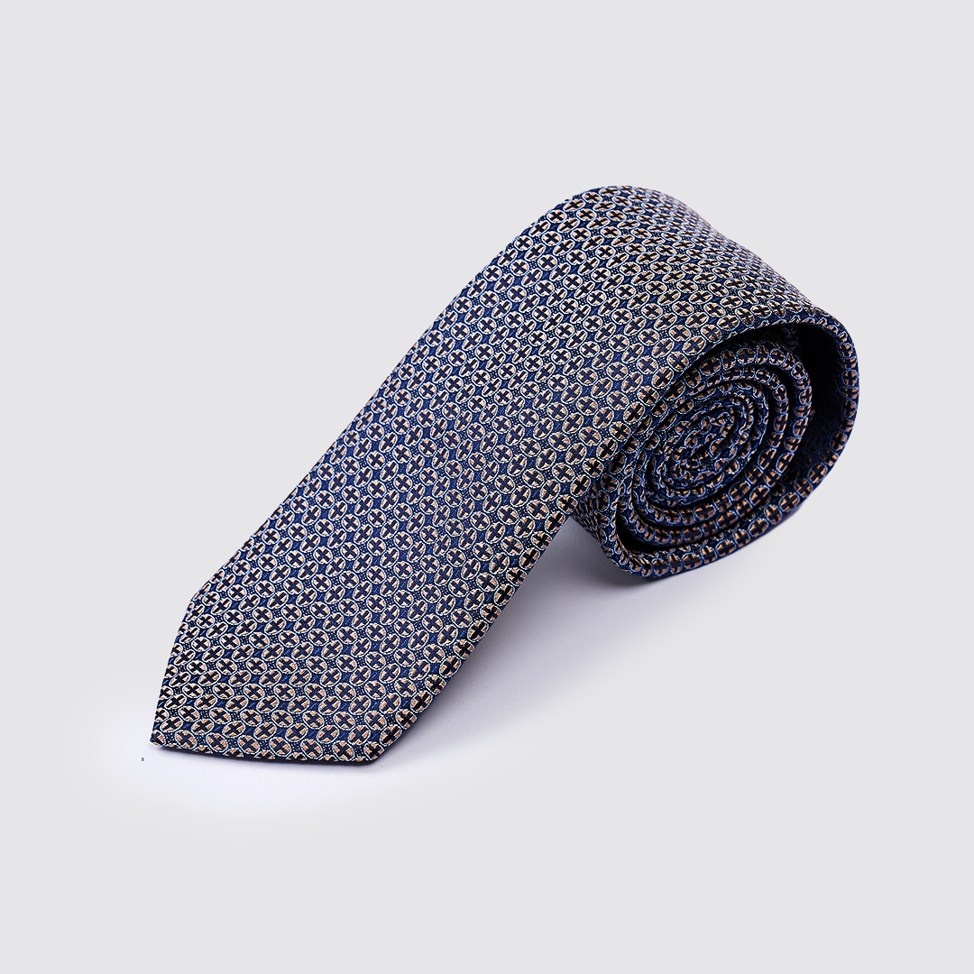 Cravat Hoa Văn Nhí Màu Xanh 2C120C00R02