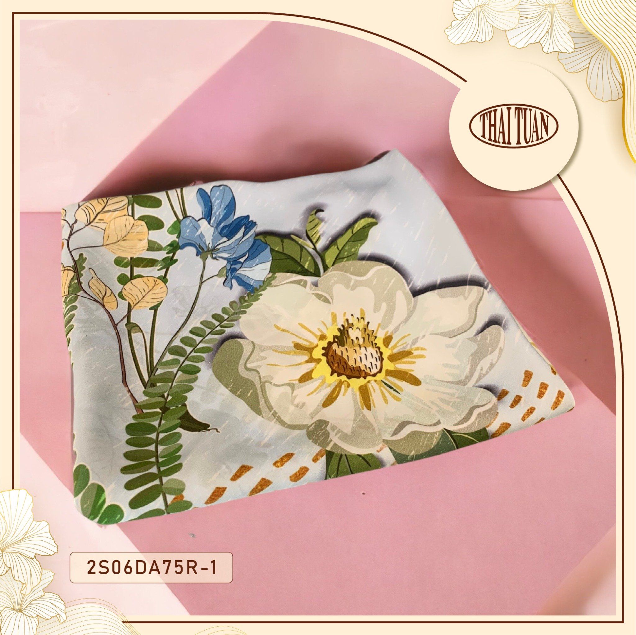 Khăn Choàng Vuông Thái Tuấn 75x75cm 2S06DA75R