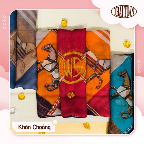 2S764CT0R Khăn Choàng Cao Cấp Họa Tiết (Nhiều Màu)