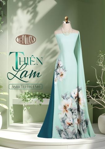 ASBR533016LM0 Vải Áo Dài Sắc Phương Nam Thiên Lam Kháng Khuẩn Khổ 1m50 x 2m1