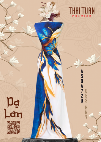 ASBA720053HN7 Vải Áo Dài Kháng Khuẩn Hương Thơm Dạ Lan Cao Cấp Khổ 1m50 x Dài 2m3