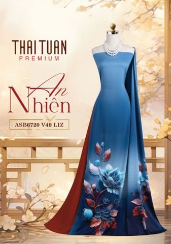 ASB6720V49LIZ Vải Áo Dài Satin Hương Thơm Kháng Khuẩn Khổ 1m50 x Dài 2m3