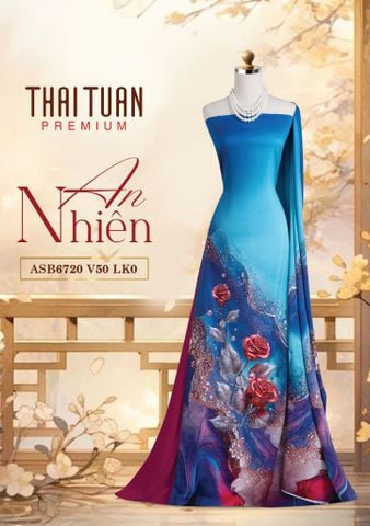 ASB6720V50LK0 Vải Áo Dài Satin Hương Thơm Kháng Khuẩn Khổ 1m50 x Dài 2m3