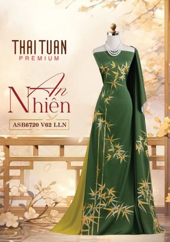 ASB6720V62LLN Vải Áo Dài Satin Hương Thơm Kháng Khuẩn Khổ 1m50 x Dài 2m3