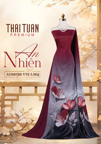 ASB6720V73LMQ Vải Áo Dài Satin Hương Thơm Kháng Khuẩn Khổ 1m50 x Dài 2m3