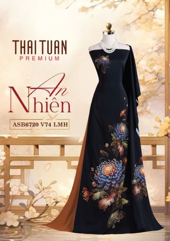 ASB6720V74LMH Vải Áo Dài Satin Hương Thơm Kháng Khuẩn Khổ 1m50 x Dài 2m3