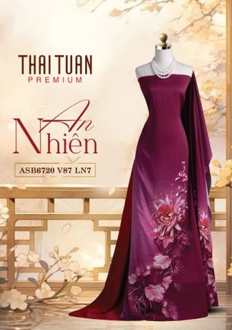 ASB6720V87LN7 Vải Áo Dài Satin Hương Thơm Kháng Khuẩn Khổ 1m50 x Dài 2m3