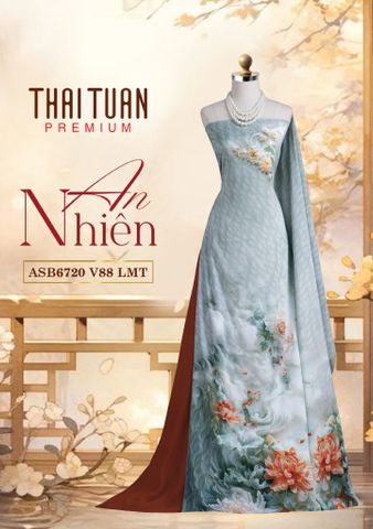 ASB6720V88LMT Vải Áo Dài Satin Hương Thơm Kháng Khuẩn Khổ 1m50 x Dài 2m3