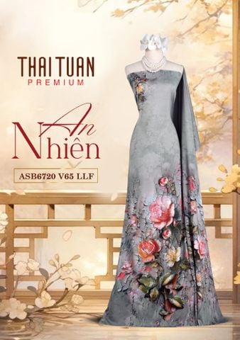 ASB6720V65LLF Vải Áo Dài Satin Hương Thơm Kháng Khuẩn Khổ 1m50 x Dài 2m3