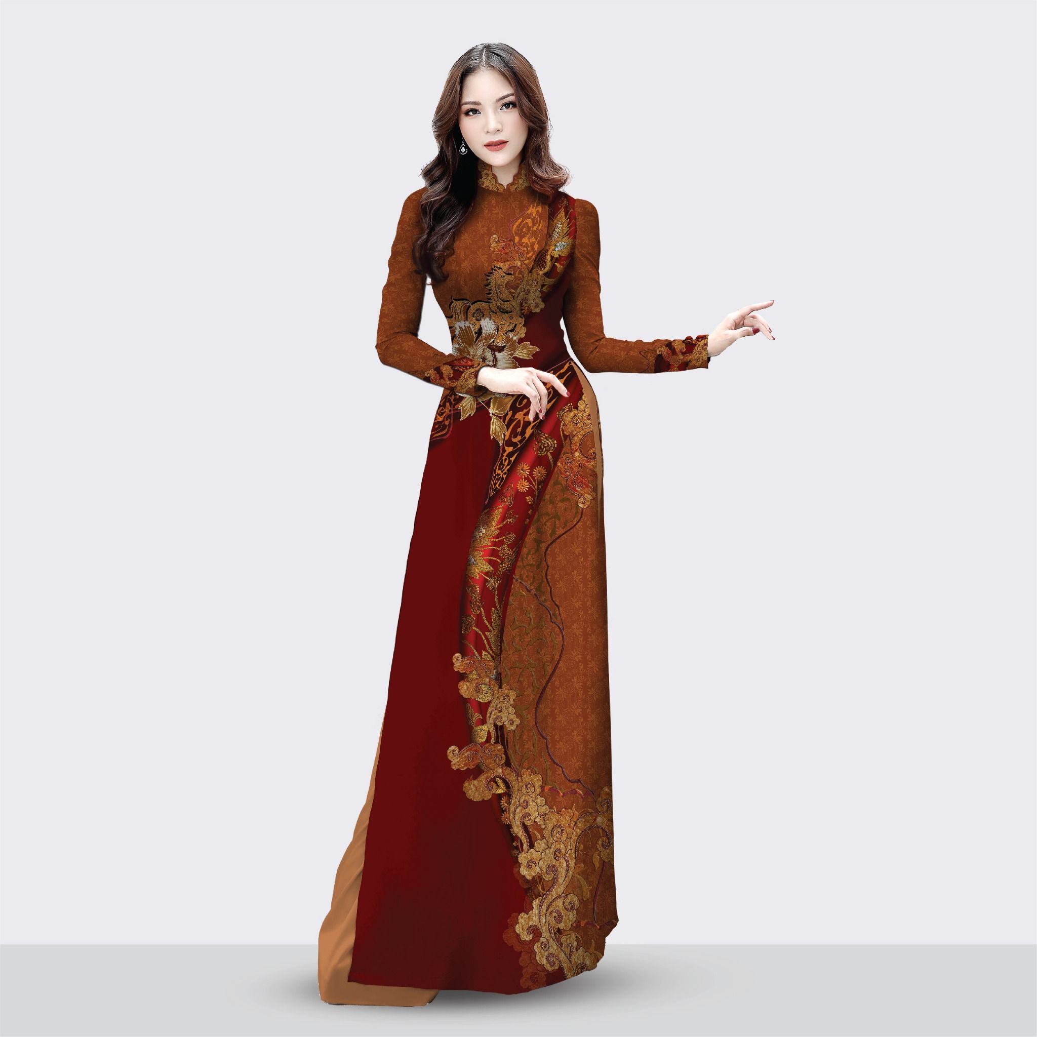 DUKA001041ESX Vải Áo Dài Tuổi Ngọ Premium Kháng Khuẩn Khổ 1m50 x Dài 2m3