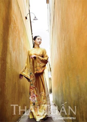 DUKA001078ESU Vải Áo Dài Tuổi Thìn Premium Kháng Khuẩn Khổ 1m50 x Dài 2m3