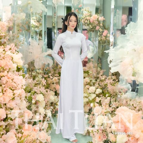 1W996 Áo Dài Gấm Lencii May Sẵn
