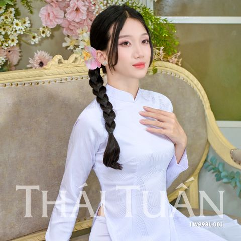 1W998 Áo Dài Gấm Lencii May Sẵn