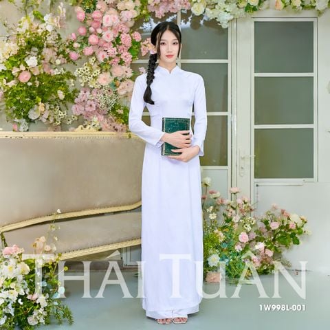 1W998 Áo Dài Gấm Lencii May Sẵn