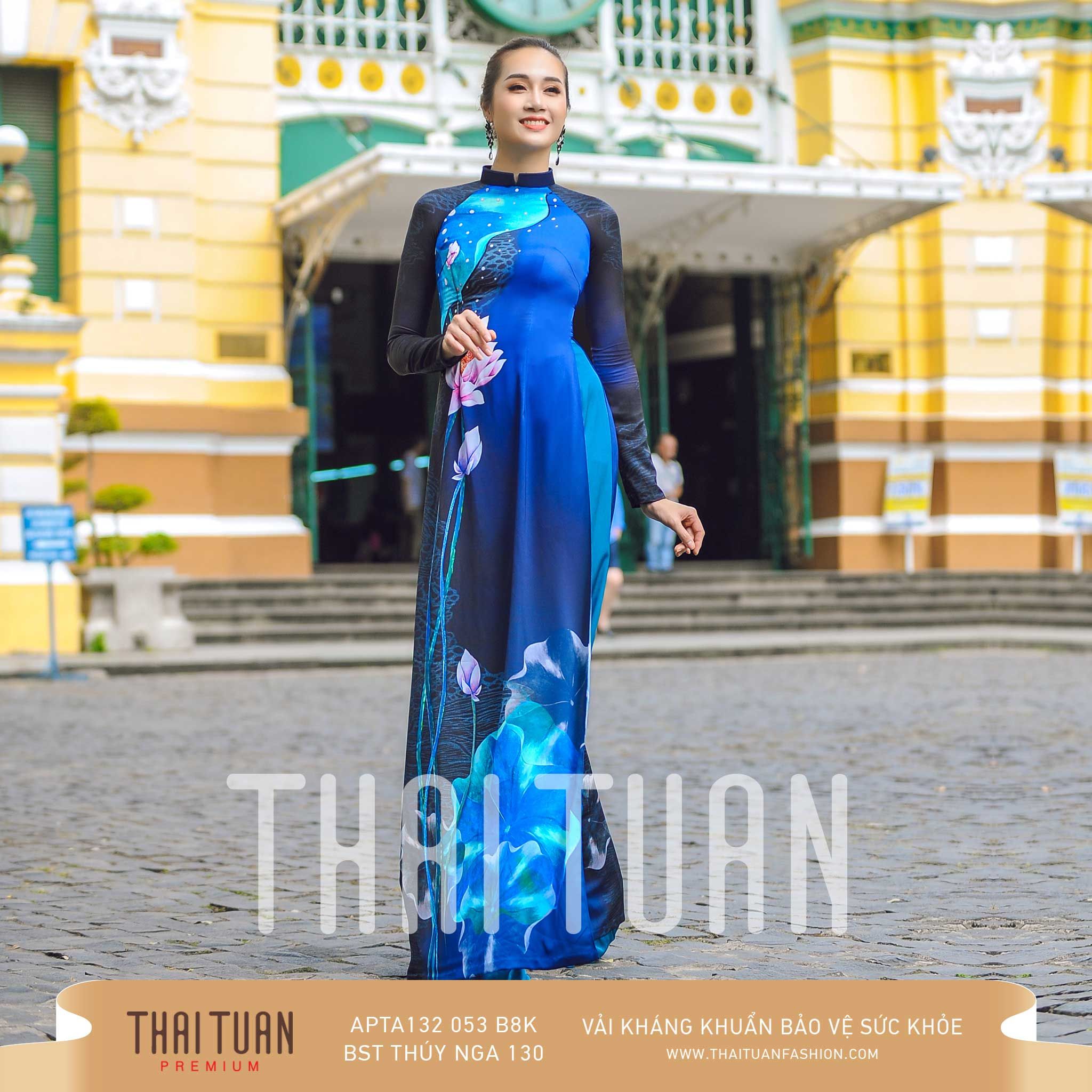 APTA132053B8K Vải Áo Dài Satin Premium Kháng Khuẩn Khổ 1m50 x Dài 2m3