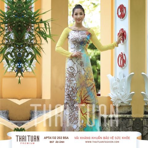 APTA132202BSA Vải Áo Dài Satin Premium Kháng Khuẩn Khổ 1m50 x Dài 2m3