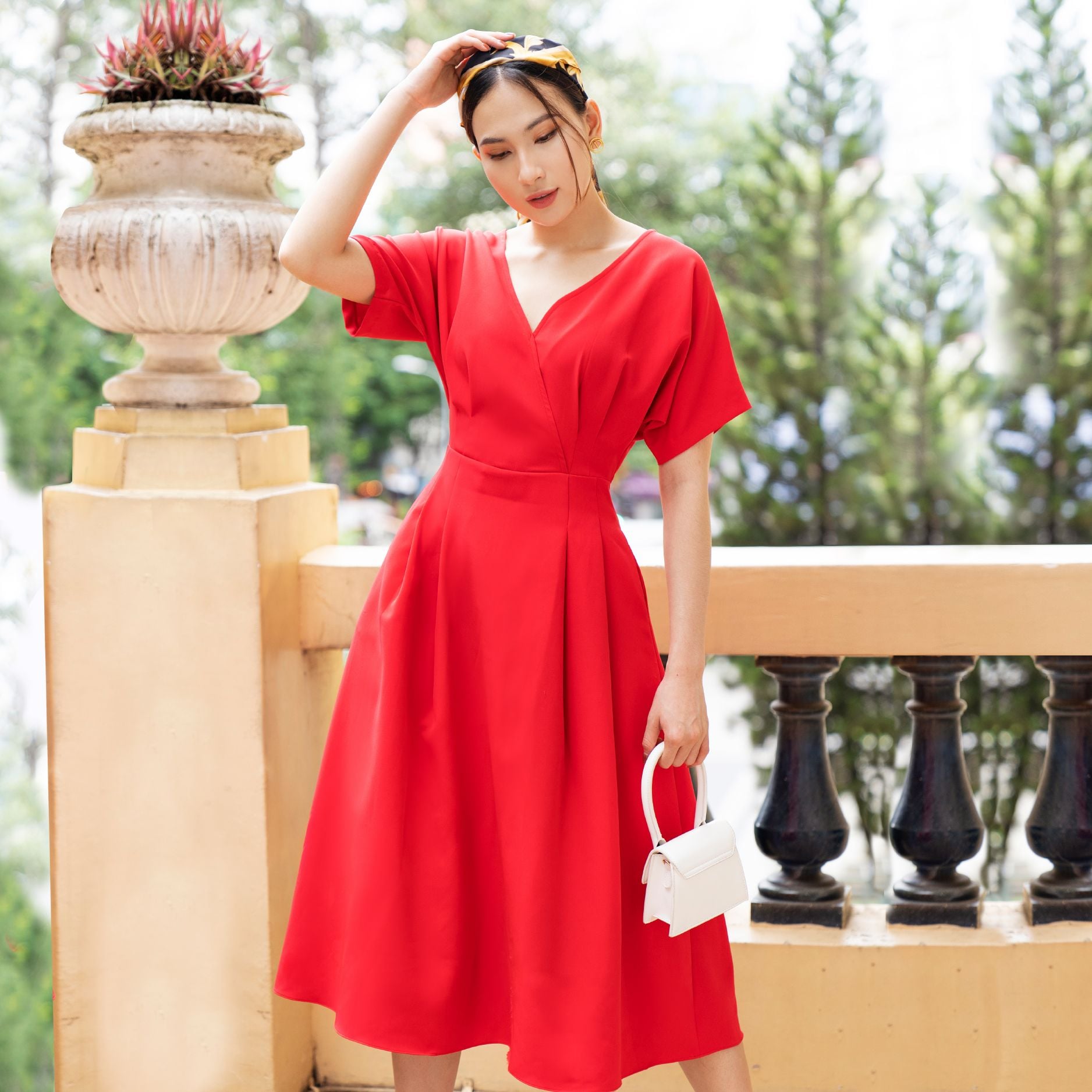 APTL241041 Vải Crepe Nhung Màu Đỏ Khổ 1m50